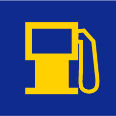 Parcheggio con possibilità di rifornimento carburante